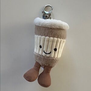 Authentic Jelly Cat Coffee to go bag charm